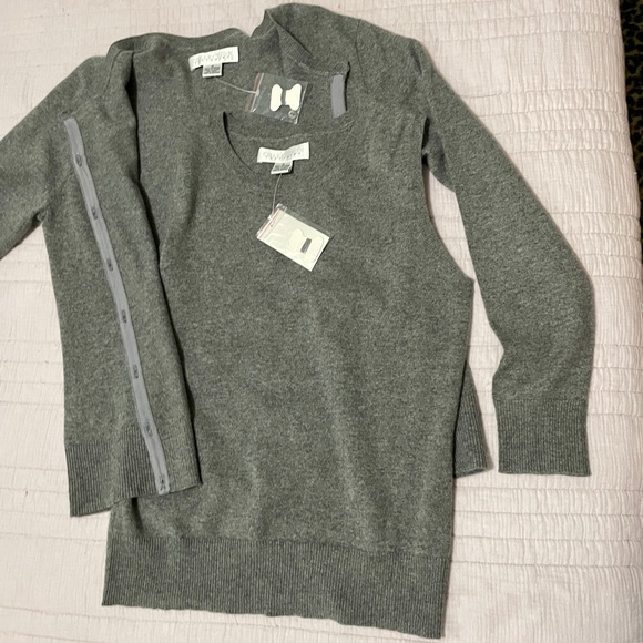 100% Cashmere Cardigan and Vest Combo - Picture 6 of 11